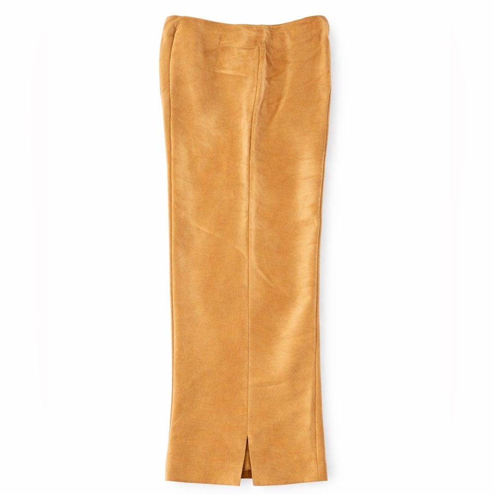 Valerie Stevens 85% Linen Silk Pull-On Wide Leg Pants Tan Size 10